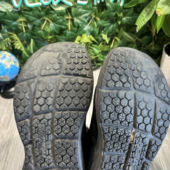 Hoka One One Shoes Mens Size 12 Bondi Slip Resistant Soft Toe Work Black Leather main image 4